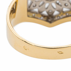 Bague en or jaune et diamants - Castafiore