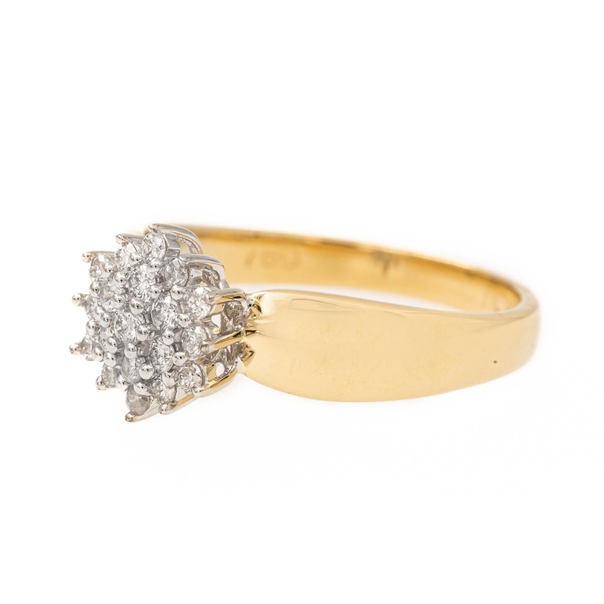 Bague en or jaune et diamants - Castafiore