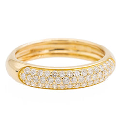 Bague en or jaune et diamants - Castafiore