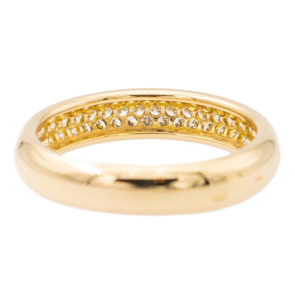 Bague en or jaune et diamants - Castafiore