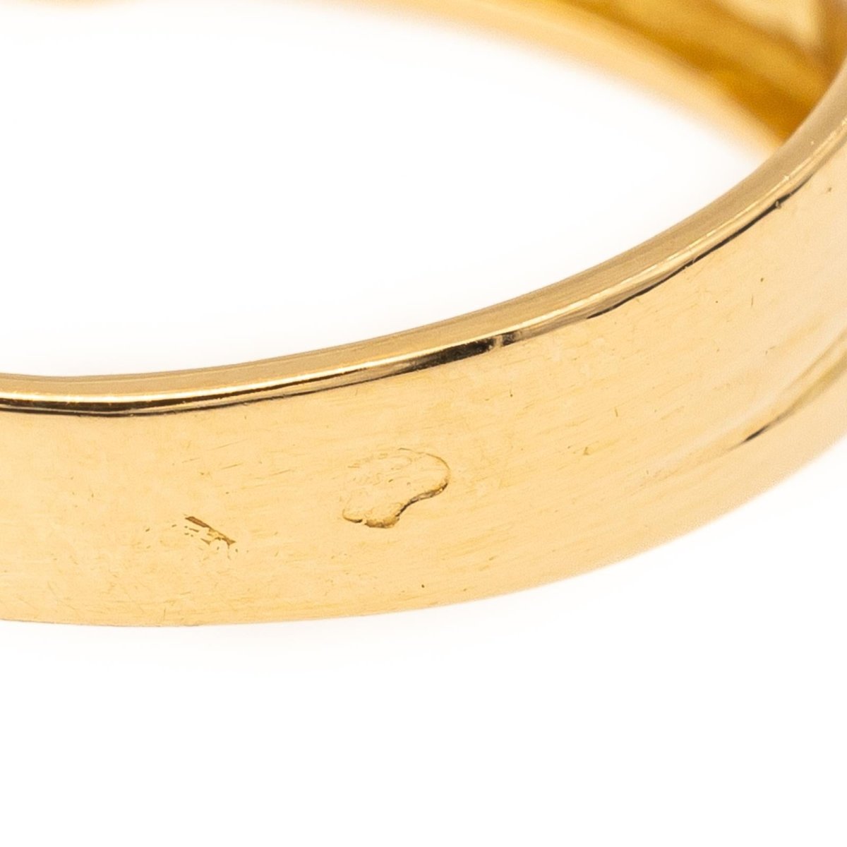 Bague en or jaune et diamants - Castafiore