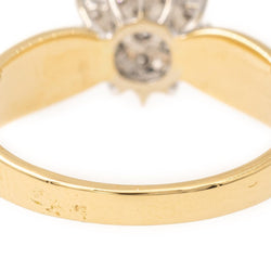 Bague en or jaune et diamants - Castafiore