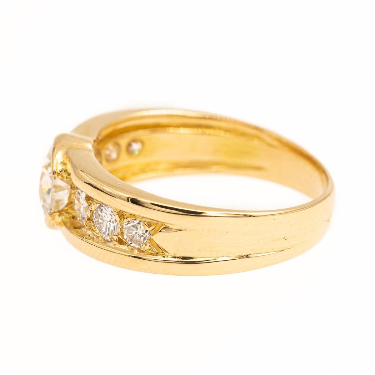 Bague en or jaune et diamants - Castafiore