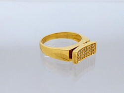 Bague en or jaune et diamants - Castafiore