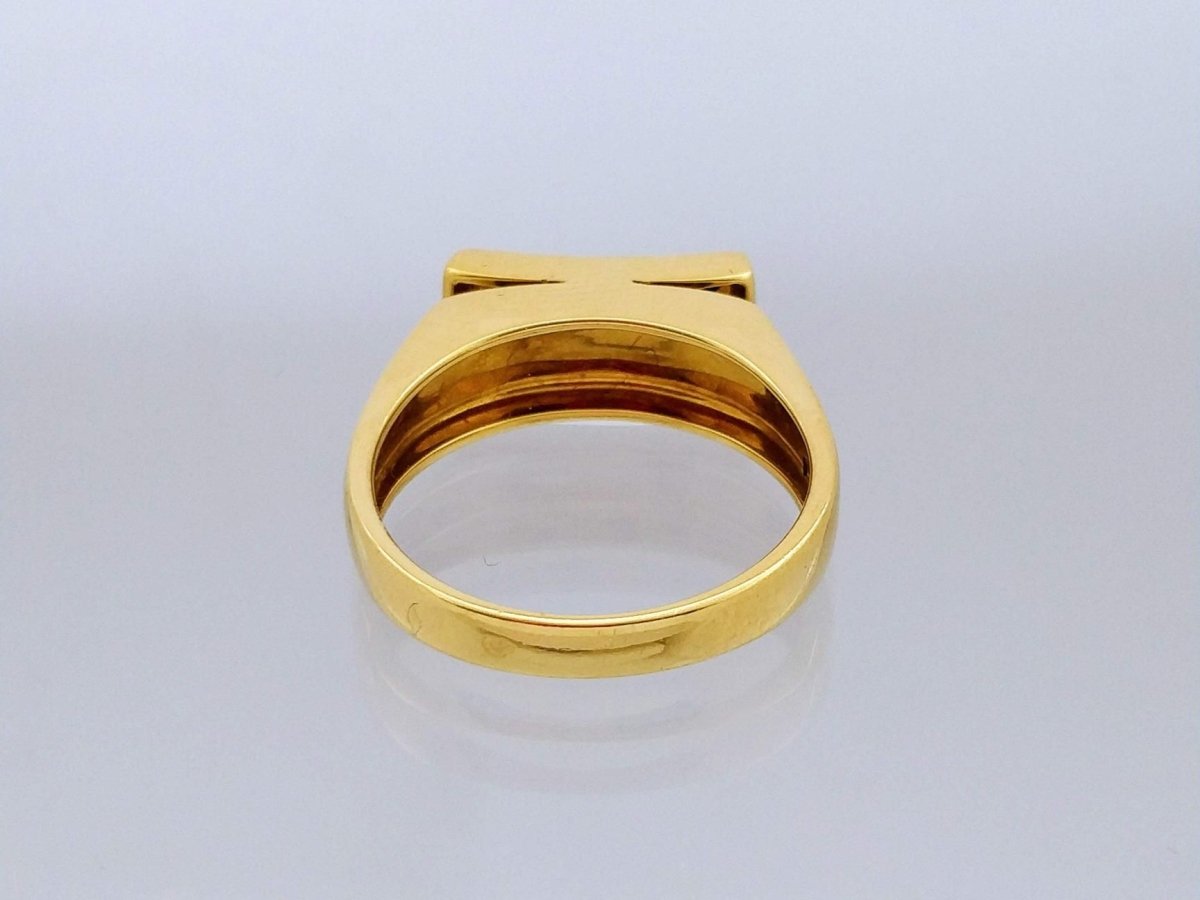 Bague en or jaune et diamants - Castafiore