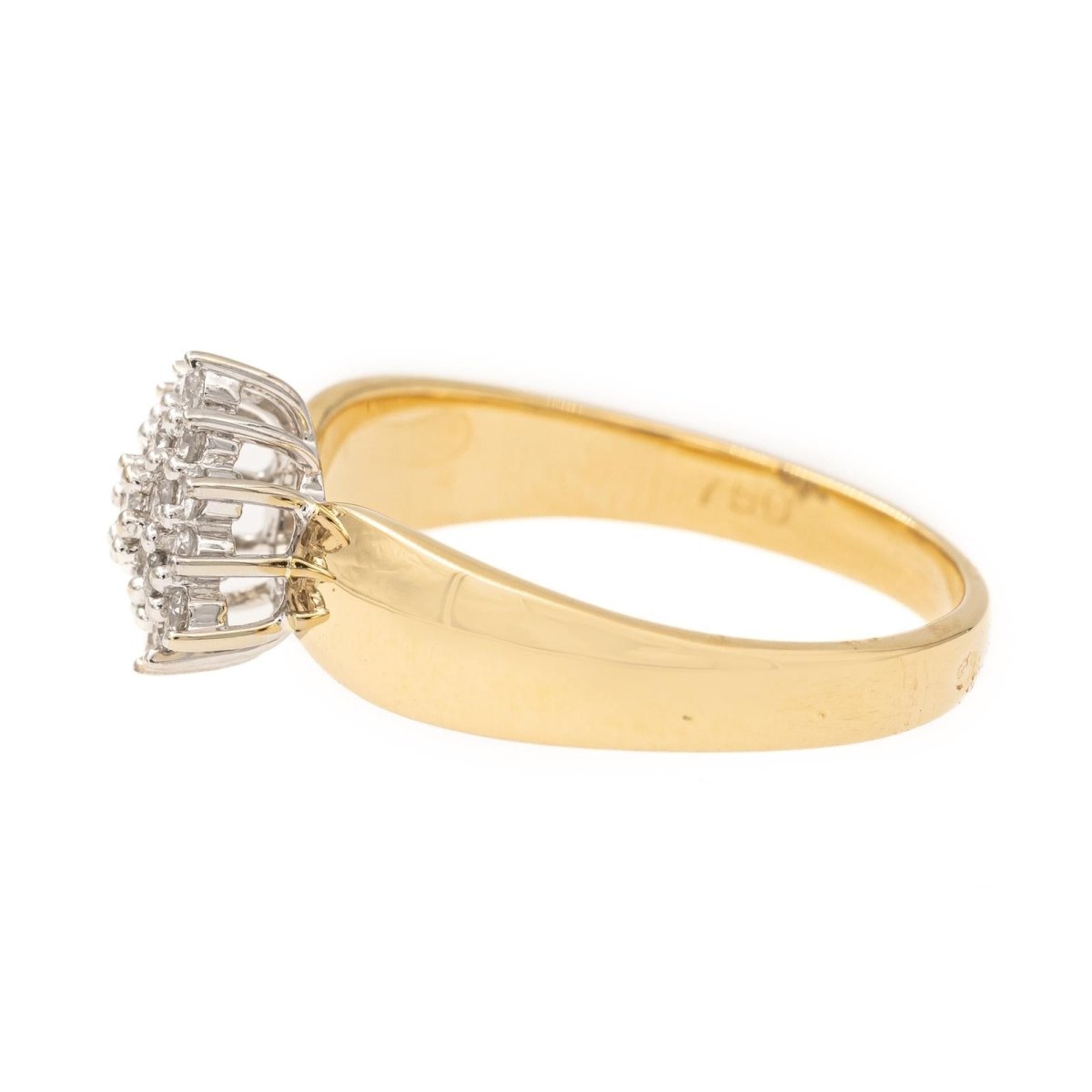 Bague en or jaune et diamants - Castafiore