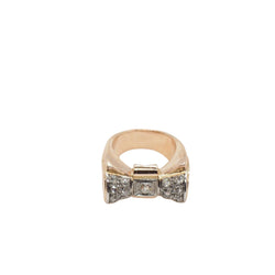Bague en or jaune et platine, diamants - Castafiore