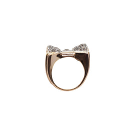 Bague en or jaune et platine, diamants - Castafiore