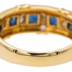 Bague en or jaune et saphir - Castafiore