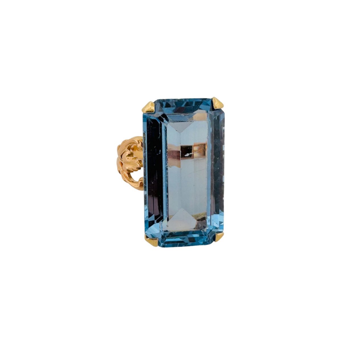 Bague en or jaune et topaze - Castafiore