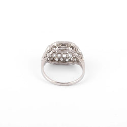 Bague en platine et diamant des années 1930 - Castafiore