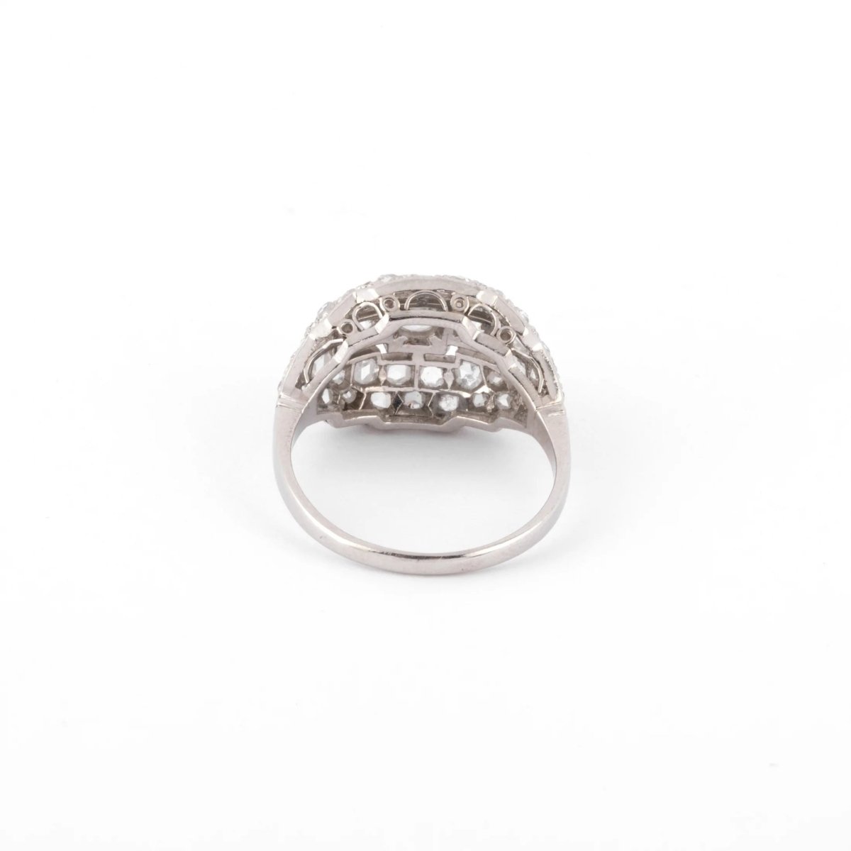 Bague en platine et diamant des années 1930 - Castafiore