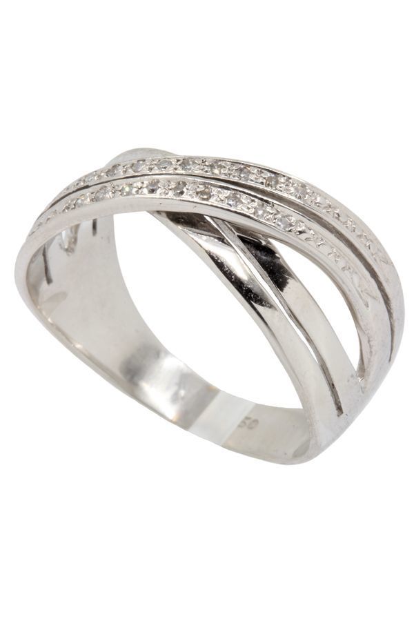 BAGUE ENTRELACÉE DIAMANTS - Castafiore