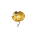 Bague fleur en or jaune - Castafiore