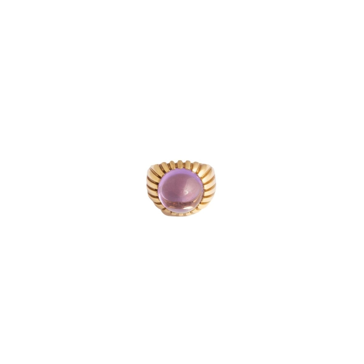 Bague FRED en or jaune et améthyste - Castafiore