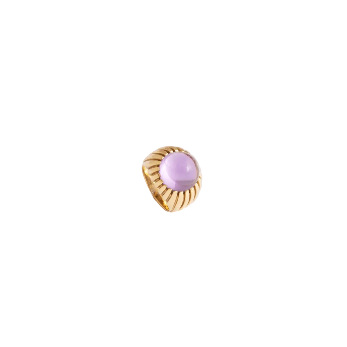 Bague FRED en or jaune et améthyste - Castafiore