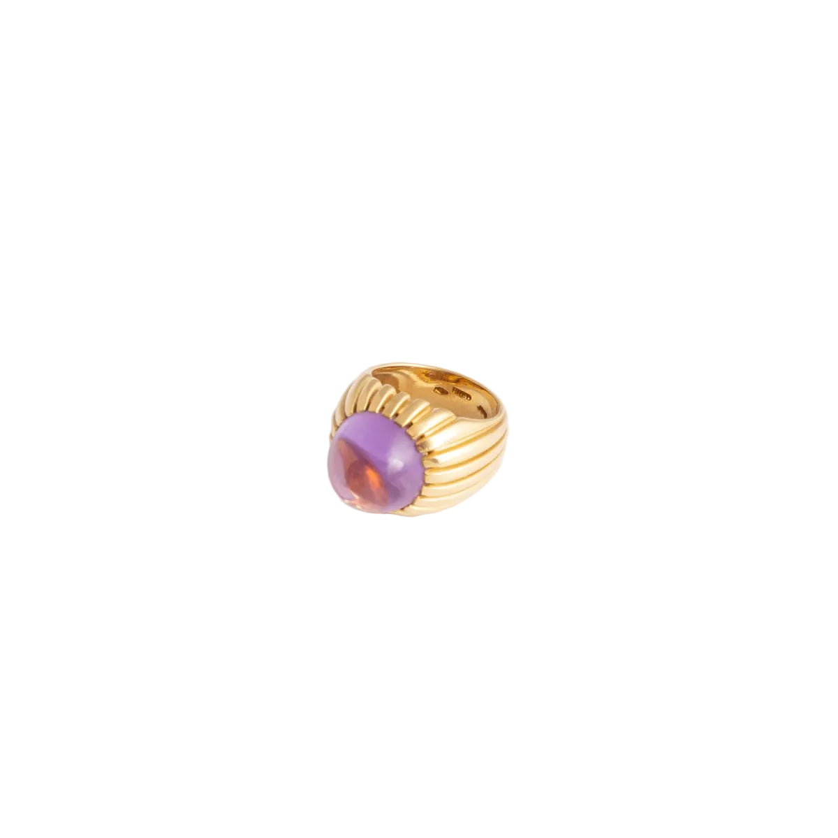 Bague FRED en or jaune et améthyste - Castafiore