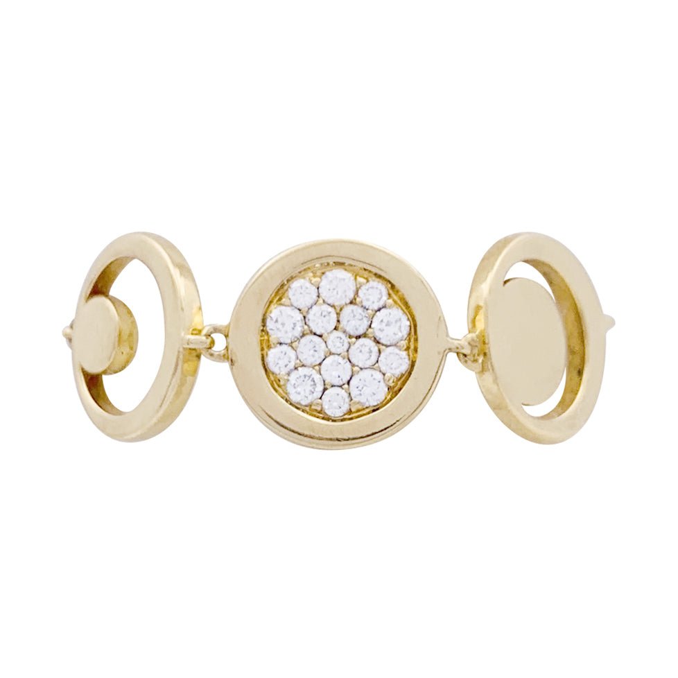 Bague FRED "Miss Fred Moon" en or jaune et diamants - Castafiore
