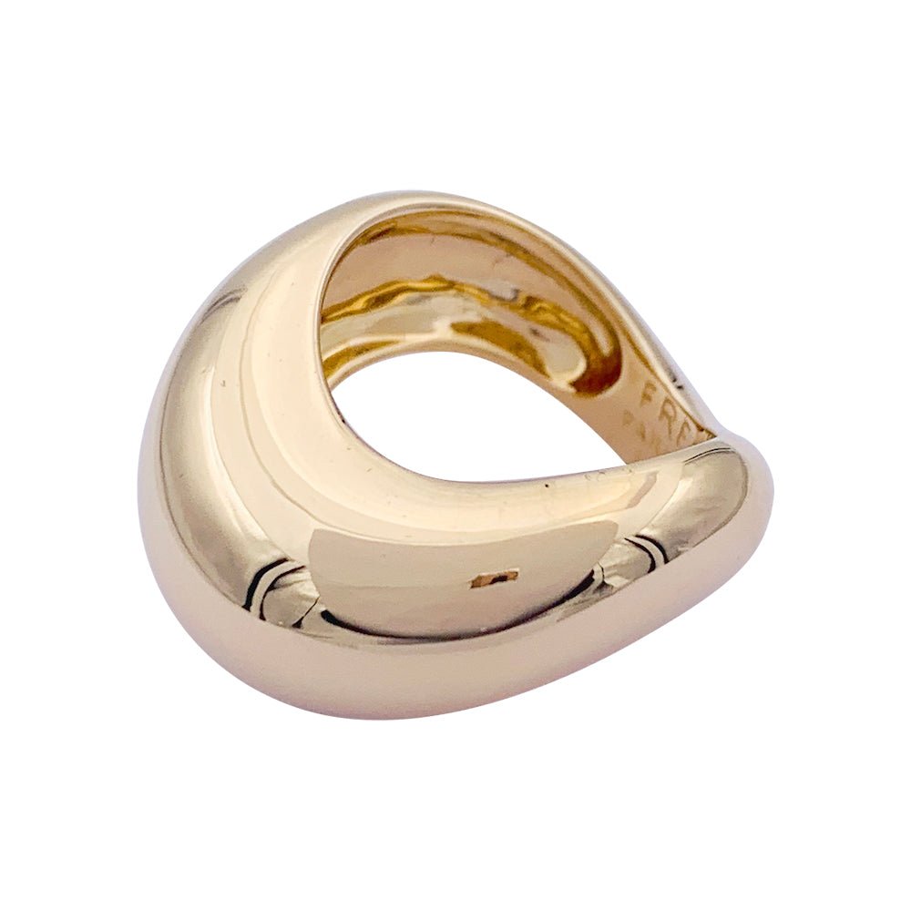 Bague Fred, "Mouvementée", or jaune. - Castafiore