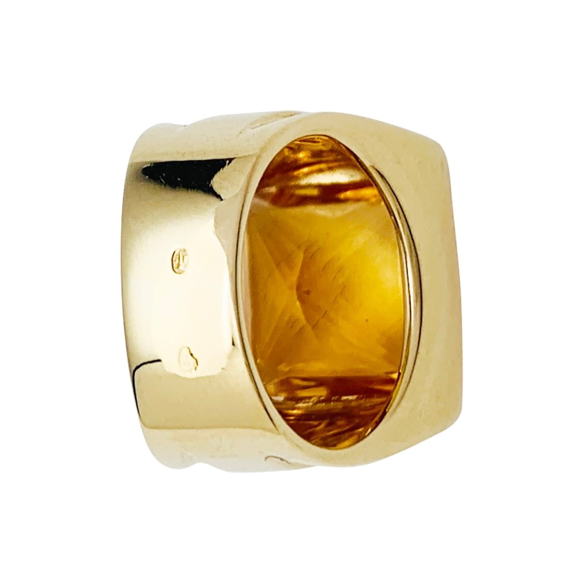 Bague FRED or jaune et citrine - Castafiore