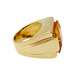 Bague FRED or jaune et citrine - Castafiore