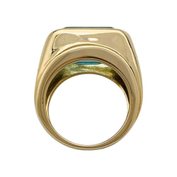 Bague Fred or jaune et topaze bleue. - Castafiore