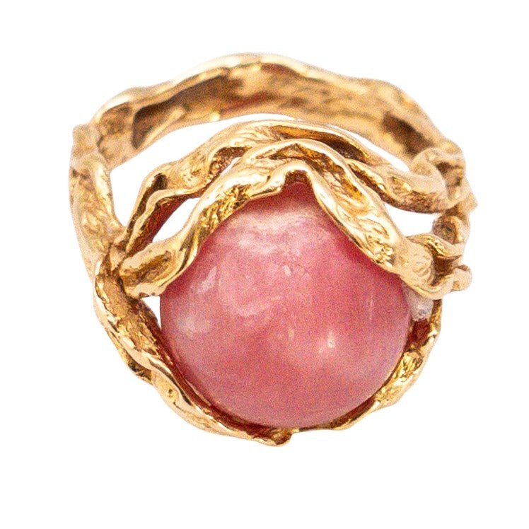 GILBERT ALBERT interchangeable ring in yellow gold Castafiore