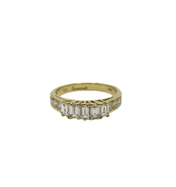 Bague GIOVANNETTI en or jaune et diamant - Castafiore