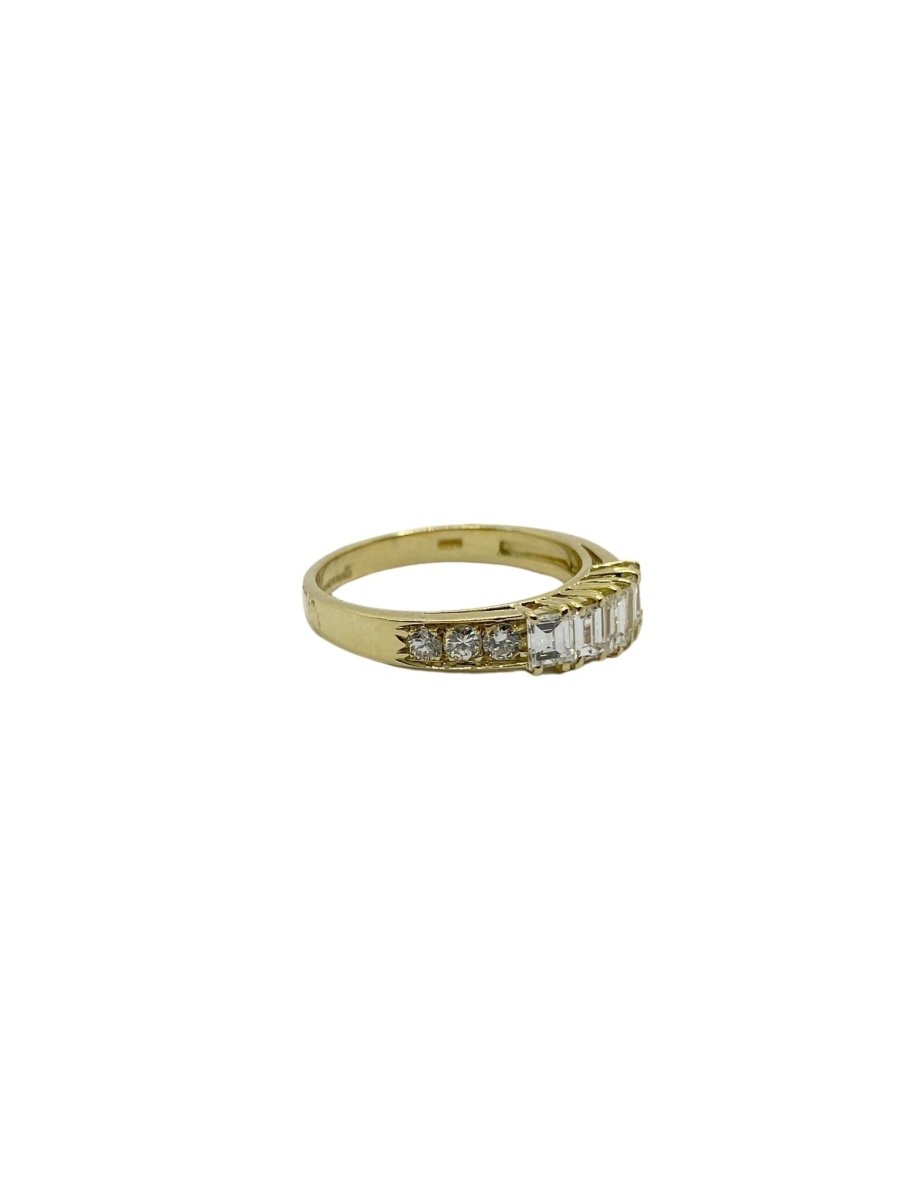 Bague GIOVANNETTI en or jaune et diamant - Castafiore