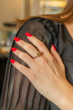 Bague GUY LAROCHE en or jaune - Castafiore