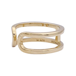 Bague HERMÈS "Ever Chaîne d'Ancre", or jaune. - Castafiore