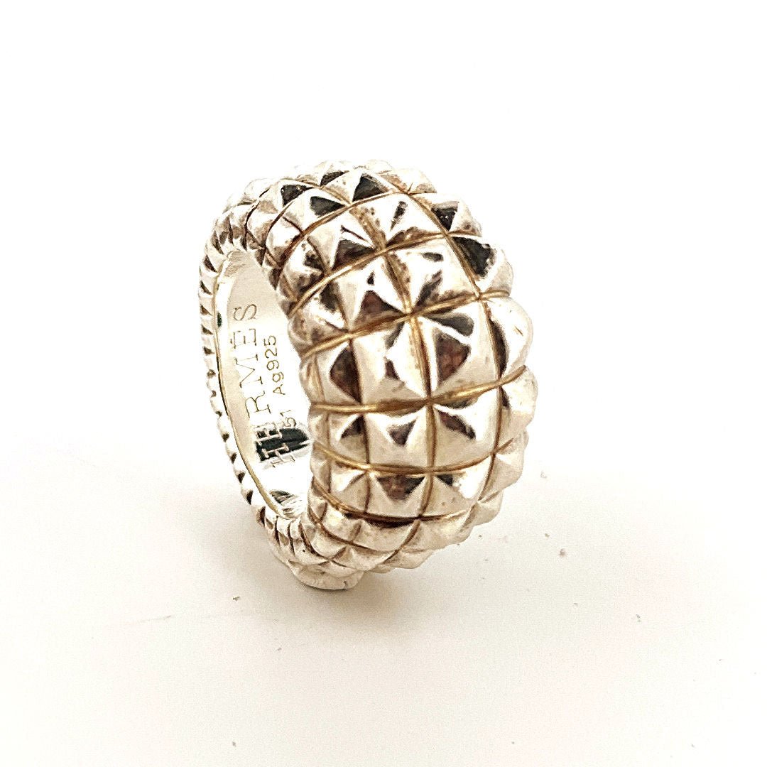 Bague HERMES "Médor" en argent - Castafiore