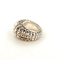 Bague HERMES "Médor" en argent - Castafiore