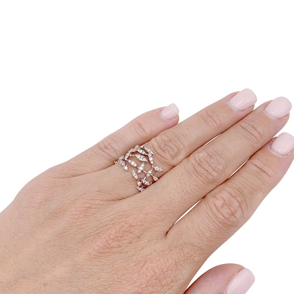 Bague H.Stern, "Nature", or, diamants. - Castafiore