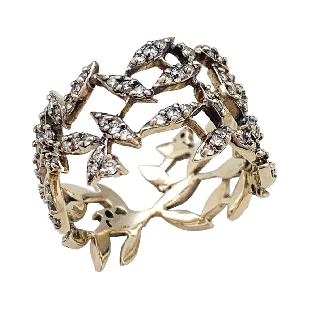 Bague H.Stern, "Nature", or, diamants. - Castafiore