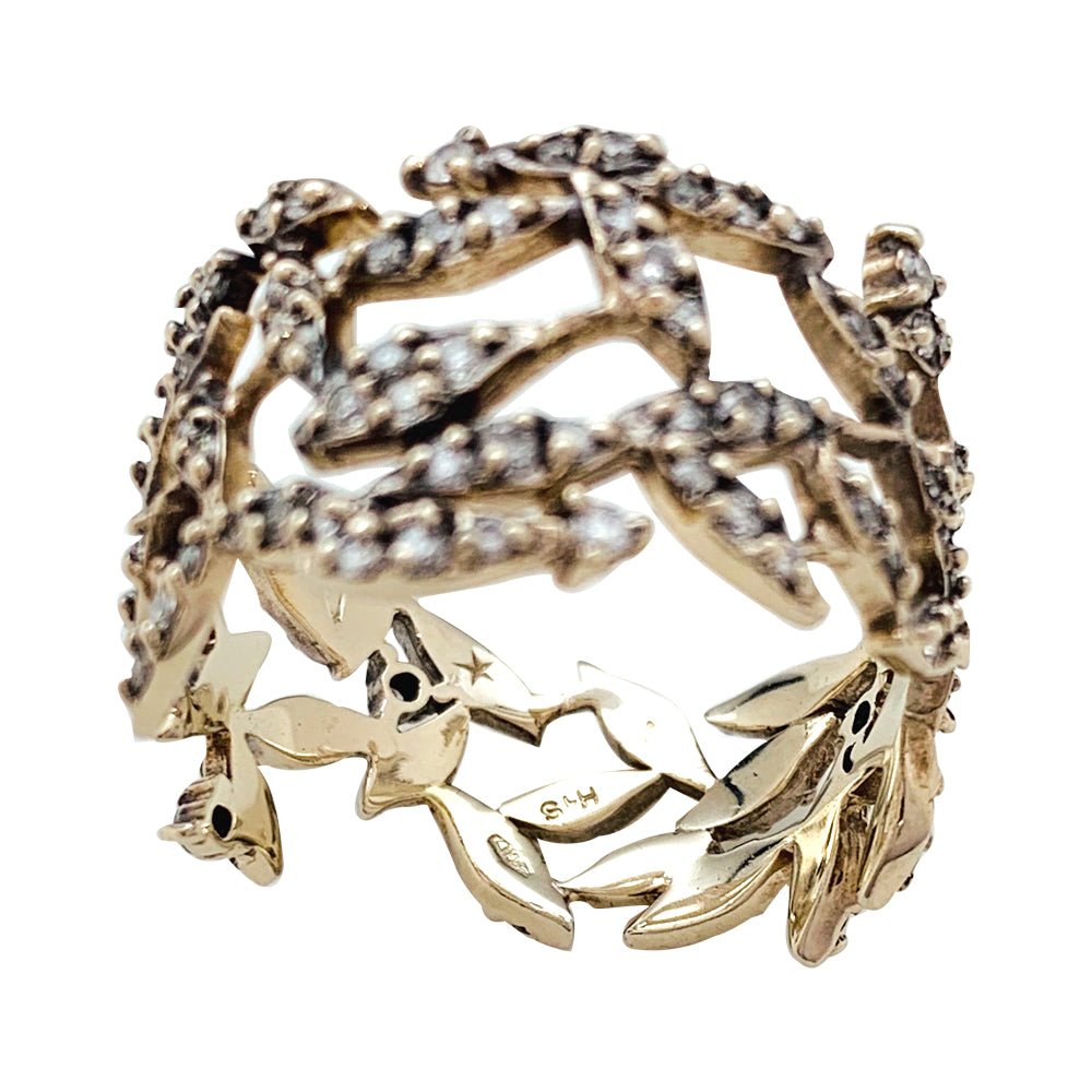 Bague H.Stern, "Nature", or, diamants. - Castafiore