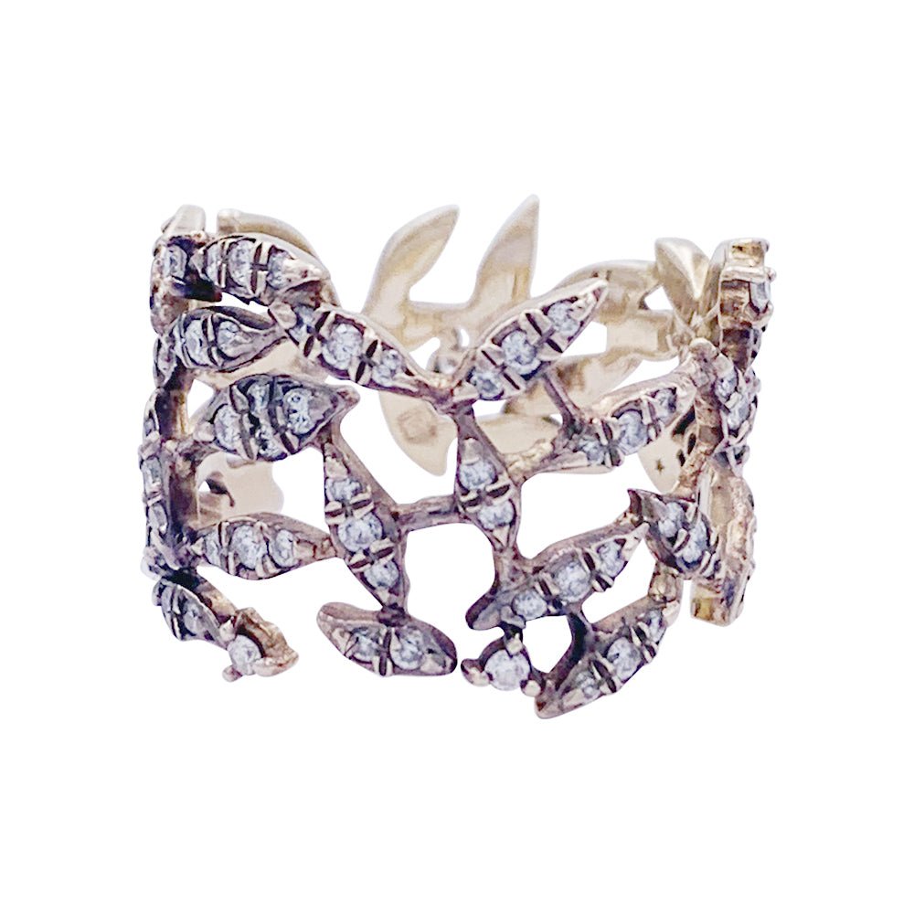 Bague H.Stern, "Nature", or, diamants. - Castafiore