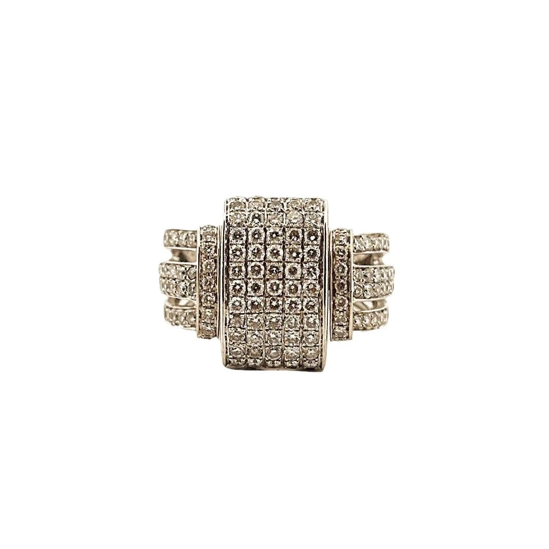 Bague J by A&D en or blanc, saphirs et diamants - Castafiore