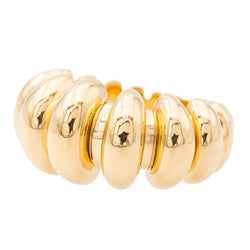 Bague Jonc BULGARI "Celtaura" en or jaune - Castafiore