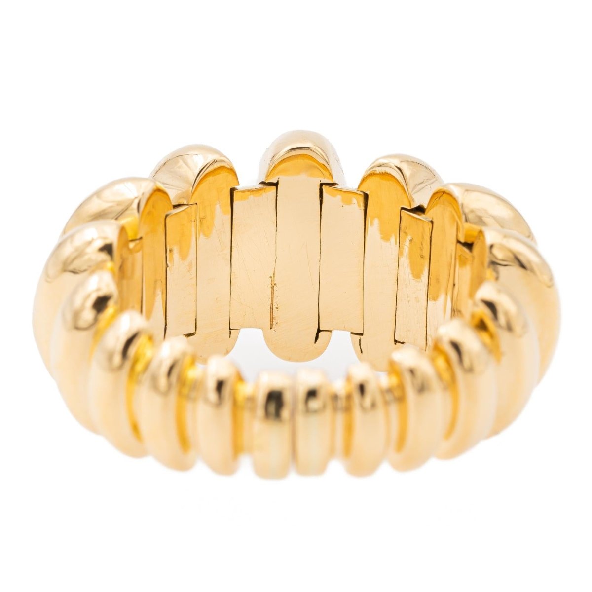 Bague Jonc BULGARI "Celtaura" en or jaune - Castafiore