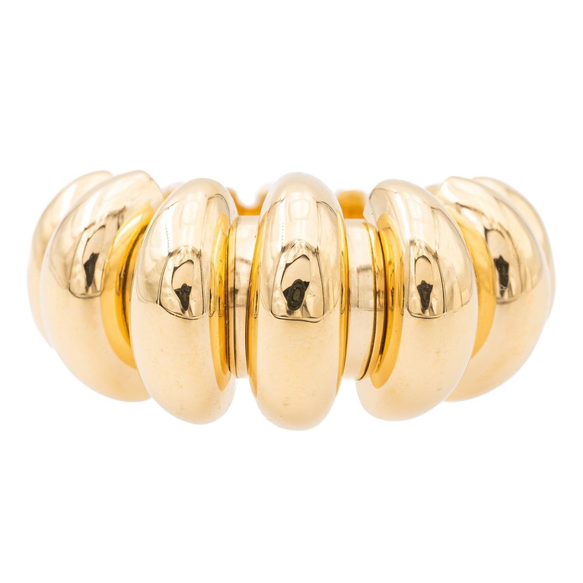 Bague Jonc BULGARI "Celtaura" en or jaune - Castafiore