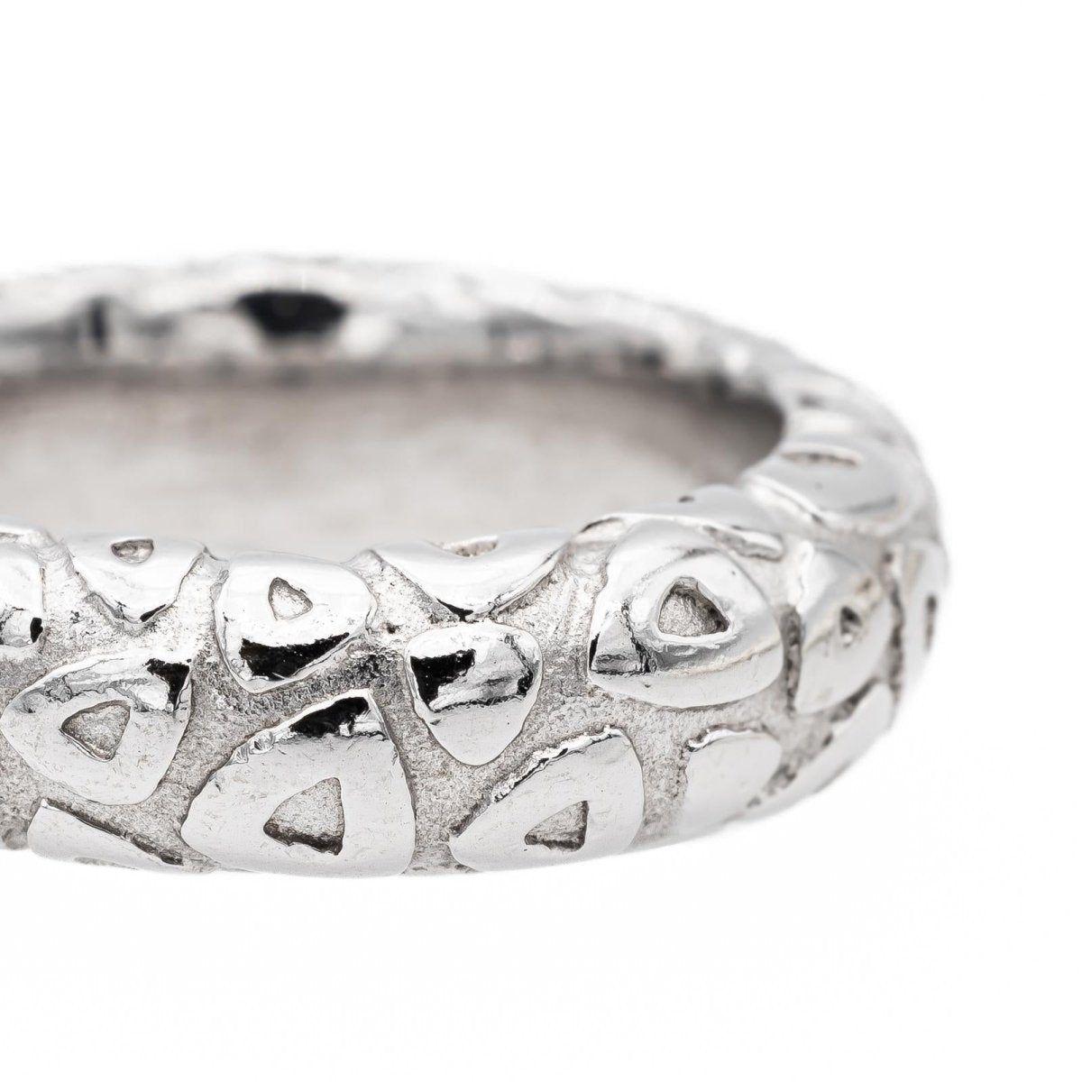 Bague Jonc CHAUMET en or blanc - Castafiore