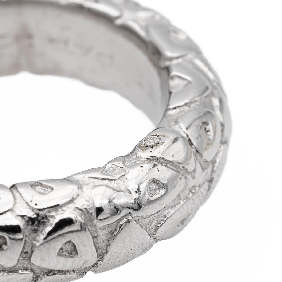 Bague Jonc CHAUMET en or blanc - Castafiore