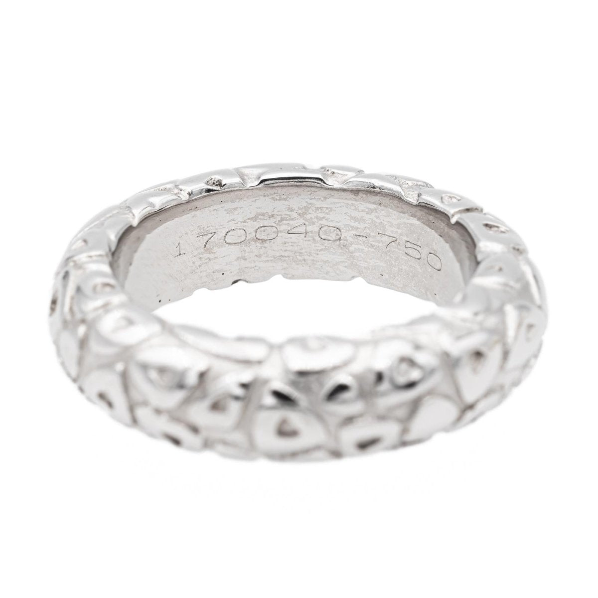Bague Jonc CHAUMET en or blanc - Castafiore