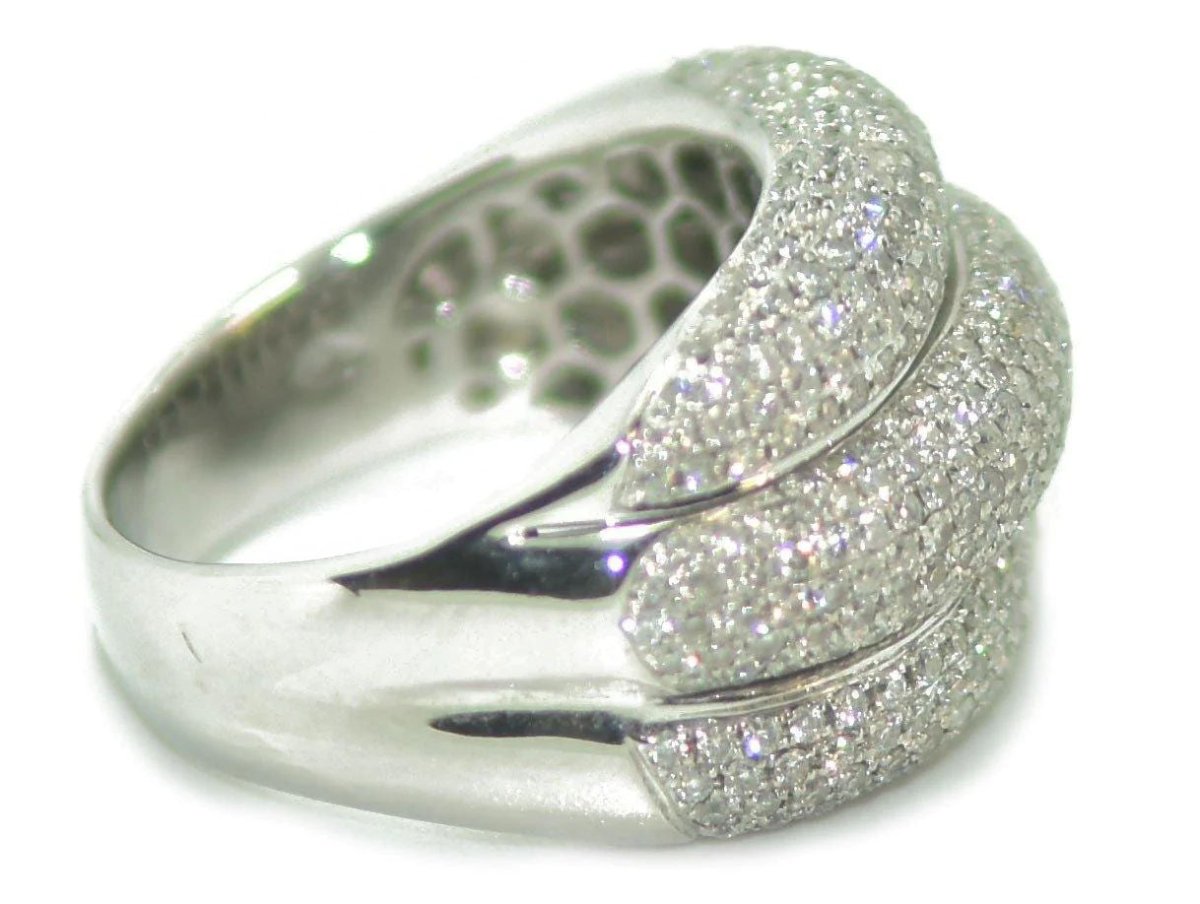 Bague jonc en diamant - Castafiore