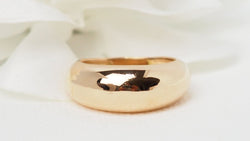 Bague Jonc en or rose - Castafiore