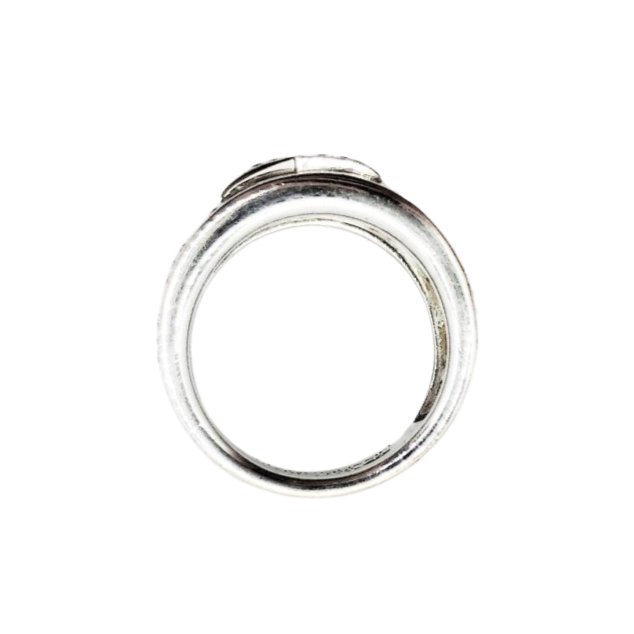 Bague Jonc MAUBOUSSIN "Etoile Divine" en or blanc et diamants - Castafiore
