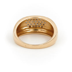 Bague Jonc Or jaune Diamant - Castafiore