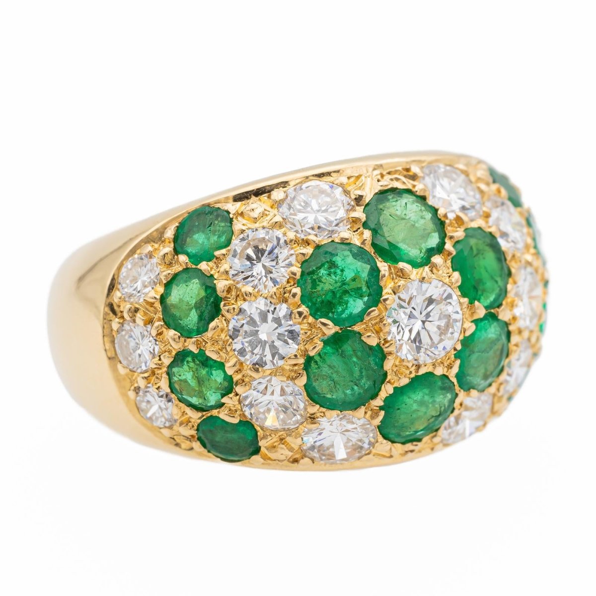 Bague Jonc Or jaune Diamant - Castafiore