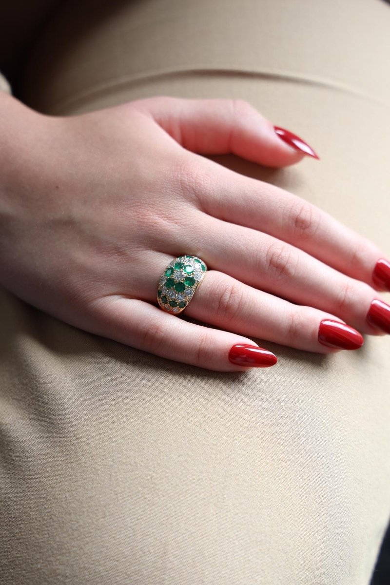 Bague Jonc Or jaune Diamant - Castafiore